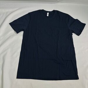 Volunteer Knitwear Navy T Shirt Medium Made In USA Short Sleeve NWT